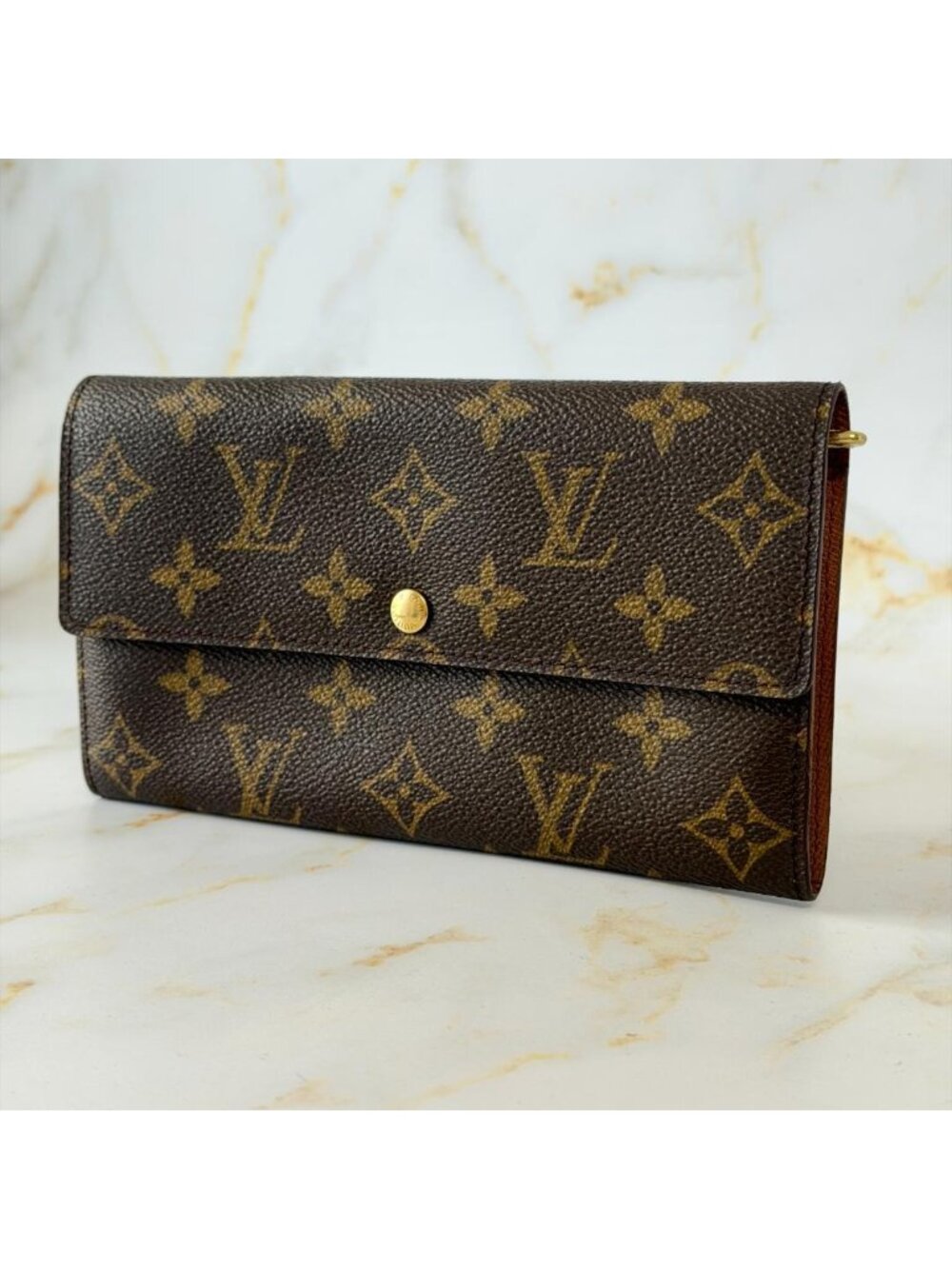Louis Vuitton Monogram Portefeuille Sarah Wallet - Picture 3 of 15